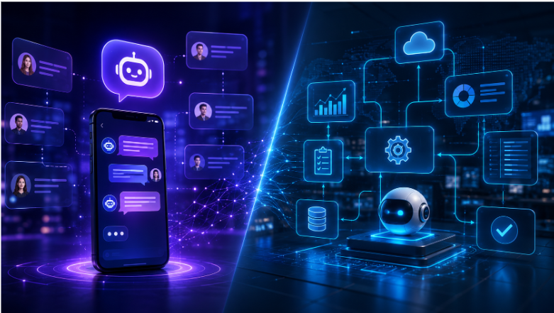 Agents IA vs Chatbots IA : Différences Clés, Architecture Technique & Cas d'Utilisation cover image
