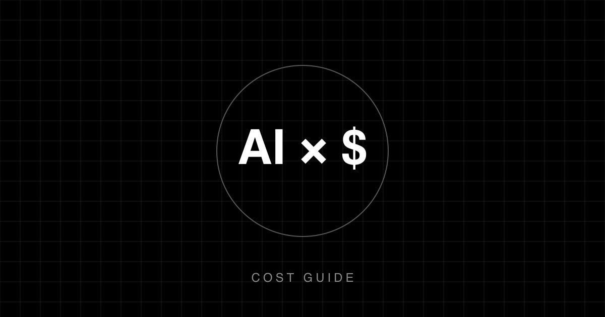 AI App Development Cost: What It Costs to Build and Run an AI App cover image
