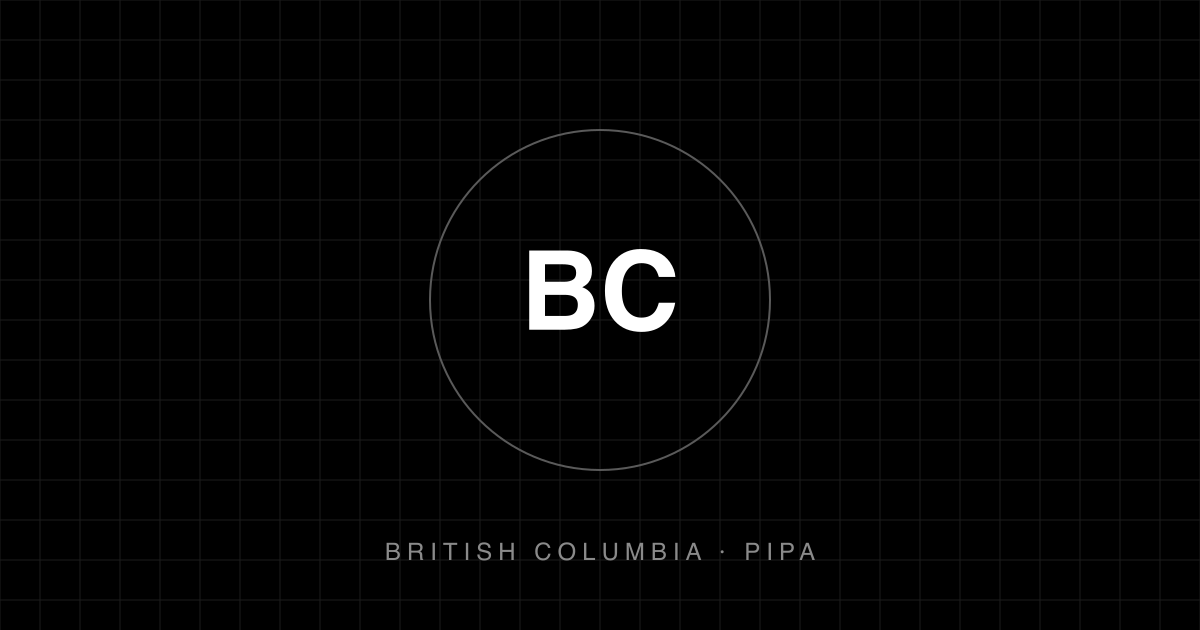 BC PIPA for Apps and Websites: Privacy Rules for British Columbia Businesses cover image